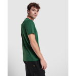 T-shirt unisex in cotone a manica corta 180 g/m2 Roly Direct Kutta color verde bottiglia vista dettaglio 1