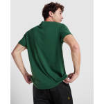 T-shirt unisex in cotone a manica corta 180 g/m2 Roly Direct Kutta color verde bottiglia vista dettaglio 2