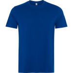 T-shirt unisex in cotone a manica corta 180 g/m2 Roly Direct Kutta color blu reale prima vista d'uso