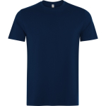 T-shirt unisex in cotone a manica corta 180 g/m2 Roly Direct Kutta color blu mare prima vista d'uso