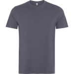 T-shirt unisex in cotone a manica corta 180 g/m2 Roly Direct Kutta color grigio topo prima vista d'uso