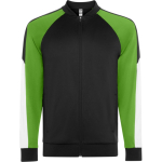 Giacca sportiva unisex in poliestere con zip 210 g/m² Roly Direct Gladius color verde seconda vista