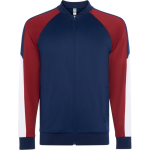 Giacca sportiva unisex in poliestere con zip 210 g/m² Roly Direct Gladius color granata seconda vista
