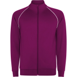 Felpa sportiva unisex con collo alto 210 g/m2 Roly Direct Valier color viola prima vista d'uso