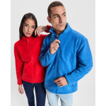 Giacca in pile unisex con collo alto 300 g/m2 Roly Direct New Artic color blu reale vista dettaglio 5