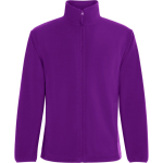 Giacca in pile unisex con collo alto 300 g/m2 Roly Direct New Artic color viola prima vista d'uso