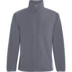 Giacca in pile unisex con collo alto 300 g/m2 Roly Direct New Artic color grigio topo prima vista d'uso
