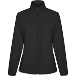 Giacca in pile da donna con zip frontale 300 g/m2 Roly Direct New Artic color nero prima vista d'uso