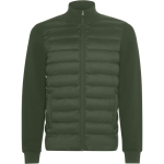 Giacca unisex imbottita con zip 90 g/m² Roly Direct Vivaro color verde militare prima vista d'uso