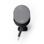 Caricatore wireless per auto con cavo retrattile Tipo C 15W color nero seconda vista