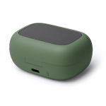 Auricolari wireless con schermo touch e impermeabilità IPX6 color bianco vista dettaglio 3