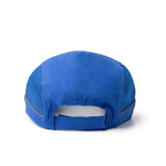Cappellino sportivo con rete laterale e nastro riflettente 100 g/m2 color blu reale vista dettaglio 4
