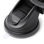 Supporto auto per smartphone con caricatore wireless 15W regolabile color nero vista dettaglio 4