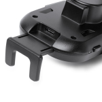 Supporto auto per smartphone con caricatore wireless 15W regolabile color nero vista dettaglio 5