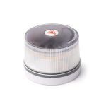 Lampeggiante V16 omologato con geolocalizzazione e luce LED 360º, portata 1 km color bianco prima vista d'uso