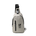 Borsa a tracolla in cotone riciclato con zip e tracolla regolabile vista principale