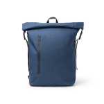 Zaino in plastica riciclata idrorepellente per portatile 15” color blu mare seconda vista