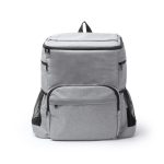 Zaino frigo in plastica riciclata con interno isotermico 22L color grigio chiaro seconda vista