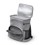 Zaino frigo in plastica riciclata con interno isotermico 22L color grigio chiaro vista dettaglio 1