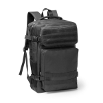 Zaino sportivo per portatile con tasche multiple 17” color nero prima vista d'uso