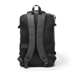 Zaino sportivo per portatile con tasche multiple 17” color nero vista dettaglio 2