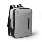 Zaino da viaggio con scomparto antifurto e rete 12” color grigio prima vista d'uso