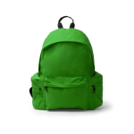 Zaino multiuso in nylon riciclato con tasche, ideale per PC 15” color verde seconda vista