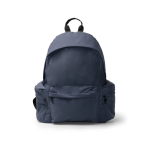 Zaino multiuso in nylon riciclato con tasche, ideale per PC 15” color blu mare seconda vista