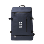 Zaino frigo in pelle sintetica con interno isotermico e apertura vista principale