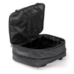 Zaino espandibile con compressione sottovuoto e pompa elettrica 30W color nero vista dettaglio 3