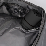 Zaino espandibile con compressione sottovuoto e pompa elettrica 30W color nero vista dettaglio 5