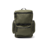 Zaino da viaggio eco con apertura superiore e tasca frontale 12” color verde scuro seconda vista