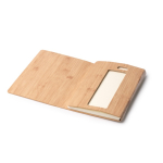 Blocco note A5 con supporto per cellulare e tappetino mouse, fogli lisci color naturale vista dettaglio 2