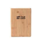Blocco note A5 con supporto per cellulare e tappetino mouse, fogli lisci vista principale