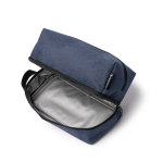 Necessaire ecologico con doppio scomparto e maniglia per il trasporto color nero vista dettaglio 1