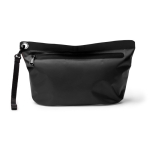 Necessaire impermeabile con cerniera waterproof e laccetto rimovibile color nero seconda vista