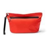 Necessaire impermeabile con cerniera waterproof e laccetto rimovibile color rosso seconda vista