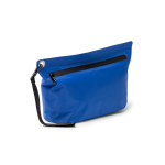 Necessaire impermeabile con cerniera waterproof e laccetto rimovibile color rosso prima vista d'uso