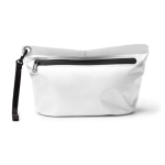 Necessaire impermeabile con cerniera waterproof e laccetto rimovibile color bianco seconda vista