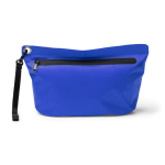 Necessaire impermeabile con cerniera waterproof e laccetto rimovibile color blu reale seconda vista