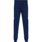 Pantalone sport lungo unisex con tasche laterali 210 g/m² Roly Direct Urus color blu mare prima vista d'uso