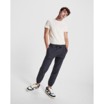 Pantalone jogger in cotone unisex con tasche laterali 390 g/m² Roly color grigio chiaro vista dettaglio 2