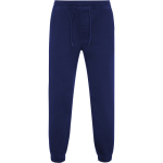 Pantalone jogger in cotone unisex con tasche laterali 390 g/m² Roly color blu mare prima vista d'uso