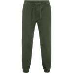 Pantalone jogger in cotone unisex con tasche laterali 390 g/m² Roly color verde militare prima vista d'uso