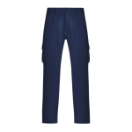 Pantalone in poliestere unisex multitasche 140 g/m² Roly Direct Warmor color blu mare prima vista d'uso