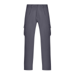 Pantalone in poliestere unisex multitasche 140 g/m² Roly Direct Warmor color grigio topo seconda vista