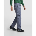 Pantalone in poliestere unisex multitasche 140 g/m² Roly Direct Warmor color grigio topo terza vista d'uso