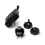 Power bank 3 in 1 con ricarica rapida wireless 15W 10.000 mAh color nero vista dettaglio 7