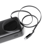 Power bank con schermo LED e ricarica rapida 22,5W 20.000 mAh color nero vista dettaglio 2