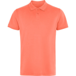 Polo unisex a manica corta in piqué con colletto a bottoni 210 g/m2 Roly Direct Wos color turchese prima vista d'uso
